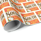 Papier Cadeau Bienvenue Au South Y'all (Coin rond)