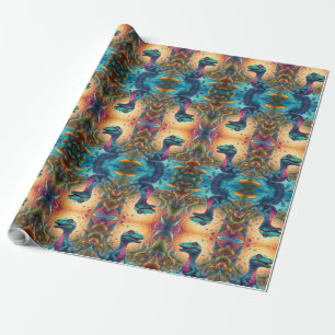 Papier Cadeau Bienvenue dans le monde magique de Dino Delights