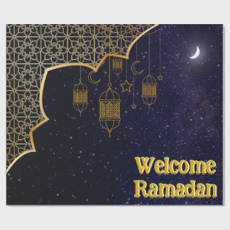 Papier Cadeau Bienvenue Ramadan : Conception islamique