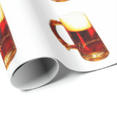 Papier Cadeau bière/ale/lager (Coin rond)