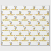 Papier Cadeau Biére Drôle (Plat)