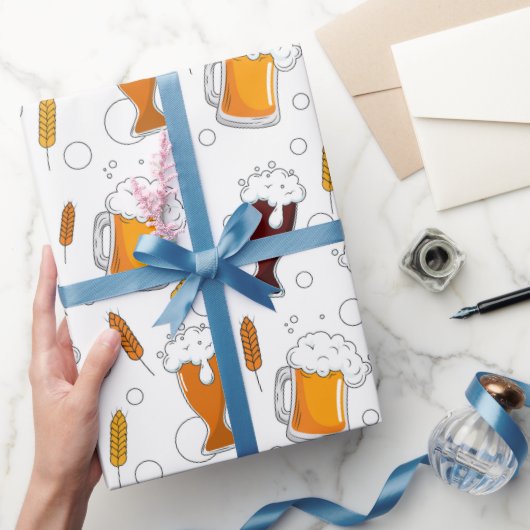 Papier Cadeau Bière pression (Cadeaux)