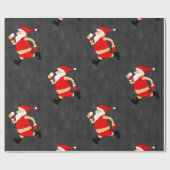 Papier Cadeau bière santa claus xmas (Plat)