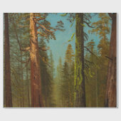 Papier Cadeau Bierstadt Peinture forestière géante Sequoia (Plat)