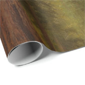 Papier Cadeau Bierstadt Peinture forestière géante Sequoia (Coin rond)