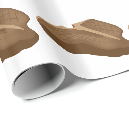 Papier Cadeau Bifteck À L'OS (Coin rond)