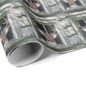 Papier Cadeau Big Buck dans la fenêtre (Coin rond)