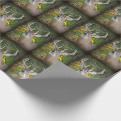 Papier Cadeau Big Buck dans la forêt (Coin)