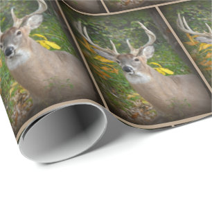 Papier Cadeau Big Buck Deer