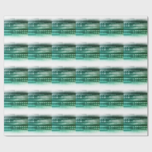 Papier Cadeau Big Data et Cloud computing (Plat)