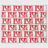Papier Cadeau Big Foot Love (Plat)