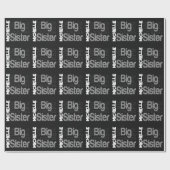 Papier Cadeau Big Sister Extraordinaire (Plat)