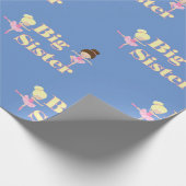 Papier Cadeau Big Soeur Ballerina (Coin)