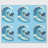 Papier Cadeau Big Wave Surfer Thunder_Cove (Plat)