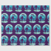 Papier Cadeau Bigfoot Alien UFO (Plat)