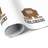 Papier Cadeau Bigfoot Colorado (Coin rond)
