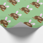 Papier Cadeau Bigfoot Pâques mignon (Coin)