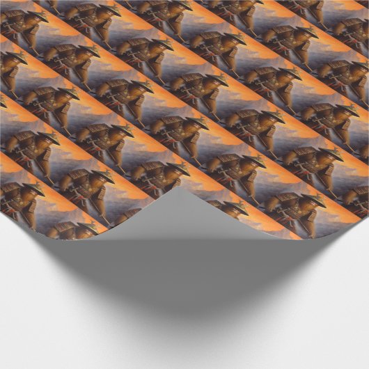 Papier Cadeau Bigfoot Samurai (Coin)