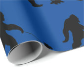 Papier Cadeau Bigfoot Walking Son Scotty (Coin rond)
