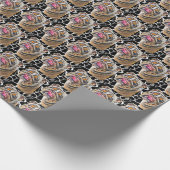 Papier Cadeau Biggie the Bulldog Animal Gram Wrapper Paper (Coin)