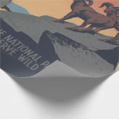 Papier Cadeau Bighorn Sheep American West Wildlife (Coin)