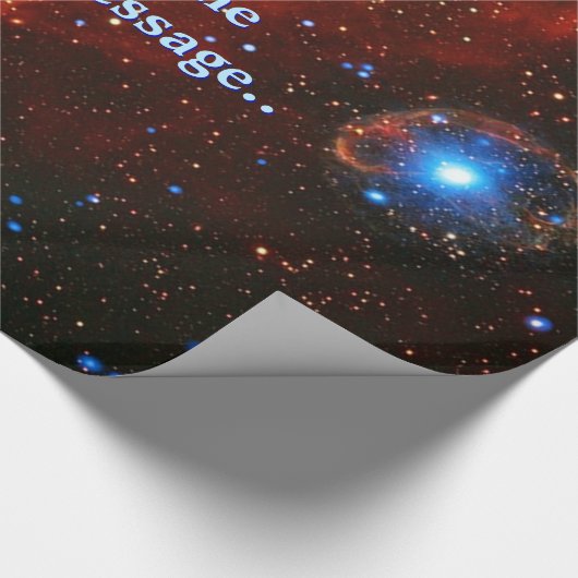 Papier Cadeau Bijou, nébuleuse N90 et pulsar célestes SXP1062 (Coin)