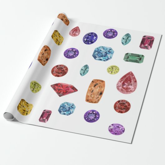 Papier Cadeau Bijoux  (Déroulé)