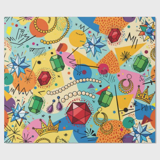 Papier Cadeau Bijoux (Plat)