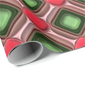 Papier Cadeau bijoux de noël emballage papier (Coin rond)