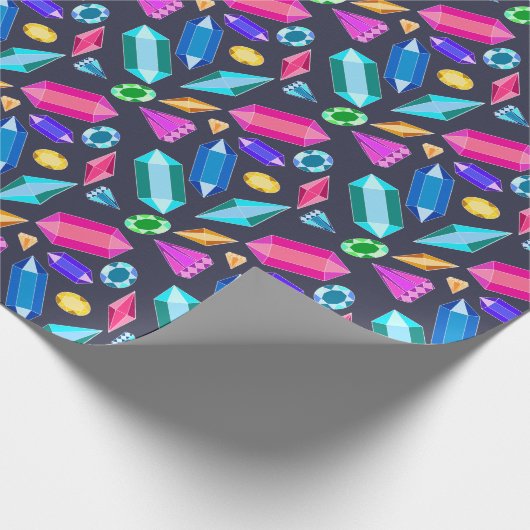 Papier Cadeau Bijoux en arc-en-ciel lumineux (Coin)