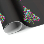 Papier Cadeau Bijoux en sapin de Noël (Coin rond)