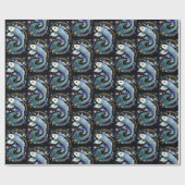 Papier Cadeau Bijoux Galaxie Zodiac Pisces (Plat)