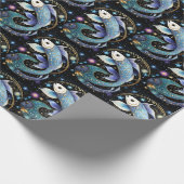 Papier Cadeau Bijoux Galaxie Zodiac Pisces (Coin)