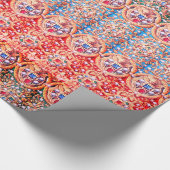 PAPIER CADEAU BIJOUX MINIATURES, PIERRES, PERLES, ANGES (Coin)