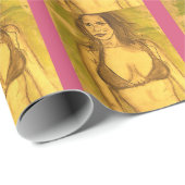 Papier Cadeau bikini (Coin rond)