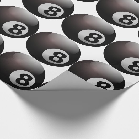 Papier Cadeau Billard à 8 balles (Coin)