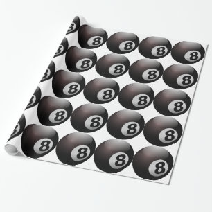 Papier Cadeau Billard à 8 balles