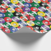 Papier Cadeau Billard Balls (Coin)