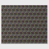 Papier Cadeau Billard billard billard Motif noir (Plat)