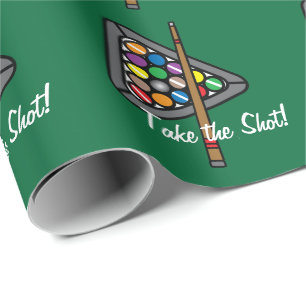 Papier Cadeau Billard / Jeu de piscine