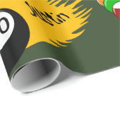 Papier Cadeau Billard personnalisé (Coin rond)