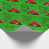 Papier Cadeau Billard - poème de fils (Coin)