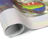 Papier Cadeau billes jouets en verre (Coin rond)