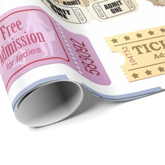 Papier Cadeau Billets divers (Coin rond)