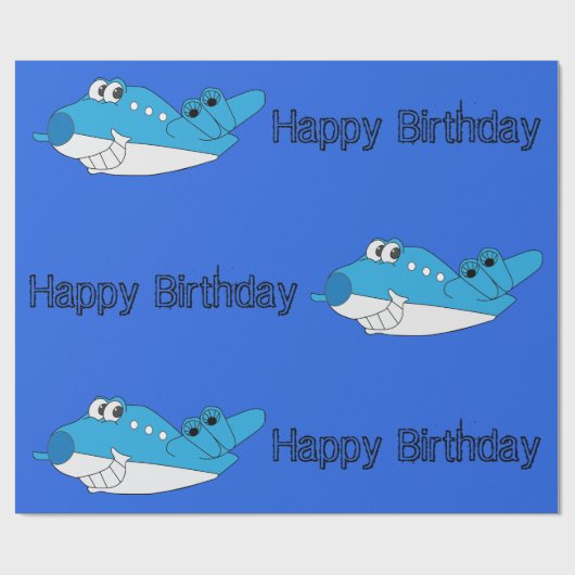 Papier Cadeau Billy Blue (Plat)