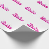 Papier Cadeau Bimbo personnalisable (Coin)