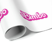 Papier Cadeau Bimbo personnalisable (Coin rond)