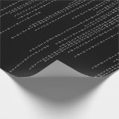 Papier Cadeau Binaire de cascade (Coin)