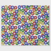 Papier Cadeau BINGO Balls (Plat)