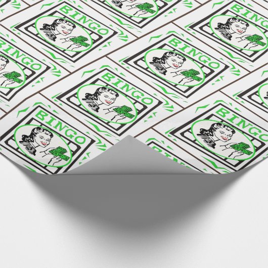 Papier Cadeau Bingo Lady Avec Money Bingo (Coin)